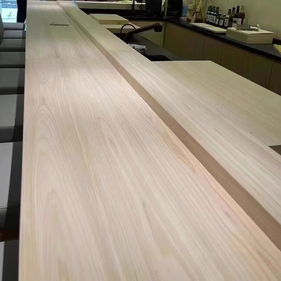 日本桧木板材日料店吧台餐桌椅子木方木材砧板菜板乒乓球底板板前