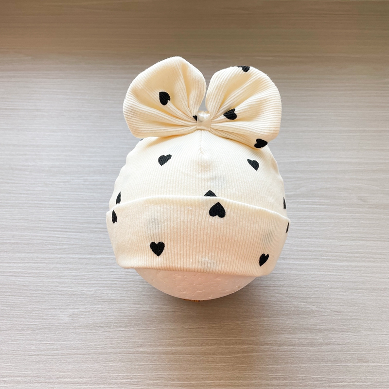 无骨柔软可爱针织新生婴幼儿帽子