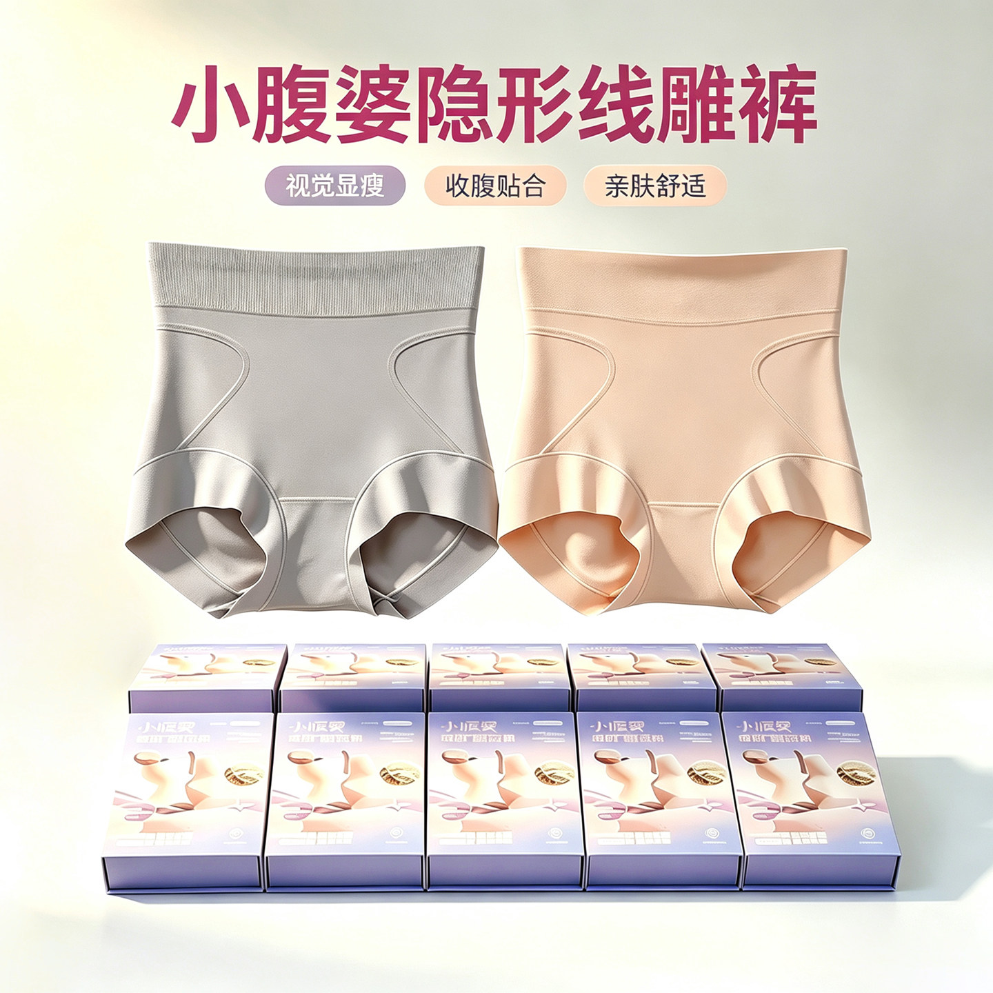 酷良品秋冬无痕收腹提臀塑身裤