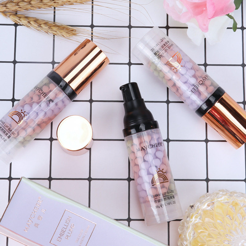 美茜儿隔离霜女提亮肤色遮瑕素颜霜三合一隔离乳妆前乳打底正品