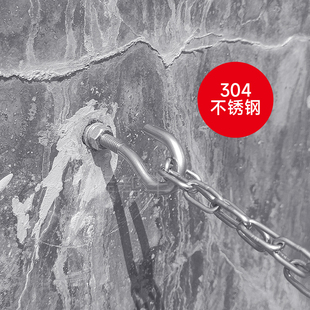 阳台凉衣服灯笼专用防风神器室内链条钢丝绳拉爆螺栓304不锈钢