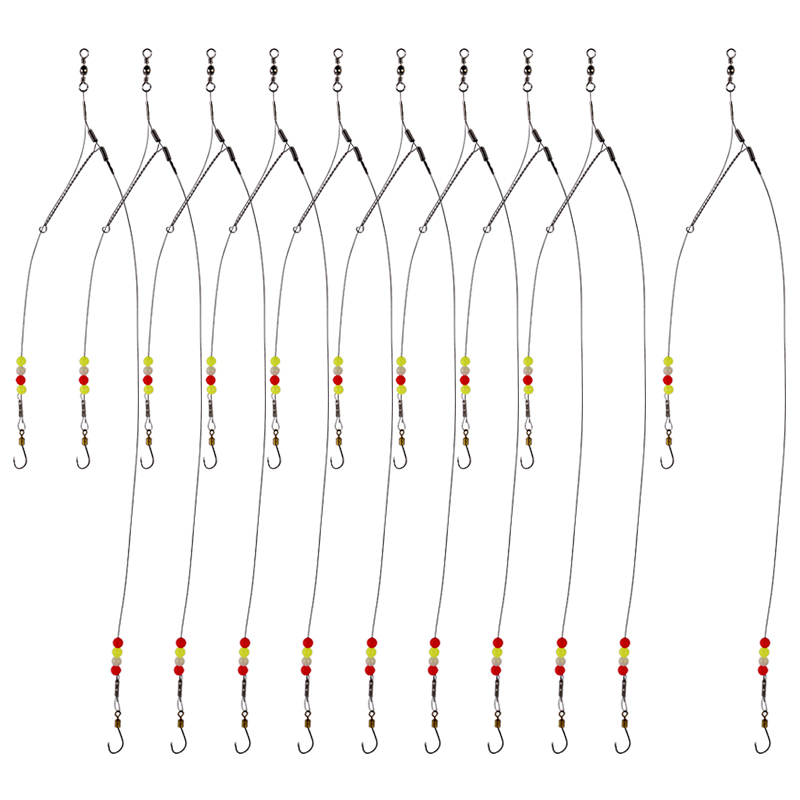 防缠绕891214钢丝子线鱼钩