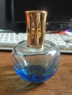 伯格世家同款法式催化点火香薰精油灯精油灯同款香薰瓶蓝色苹果