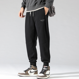 子8846 加肥加大防风户外宽松直筒运动休闲卫裤 大牛传说秋冬季 男士