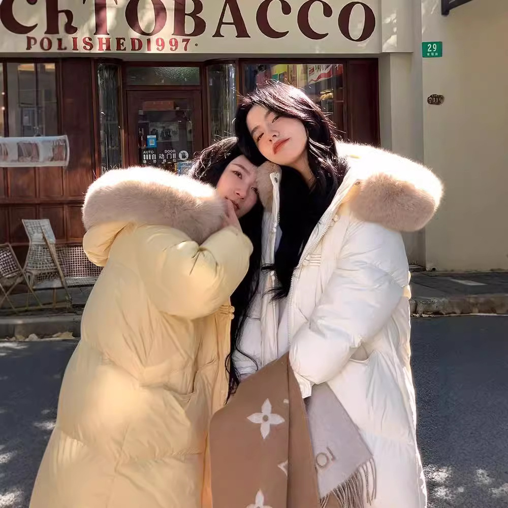 新中式羽绒服女款2025新款中长款感今年流行加厚过膝冬季长款