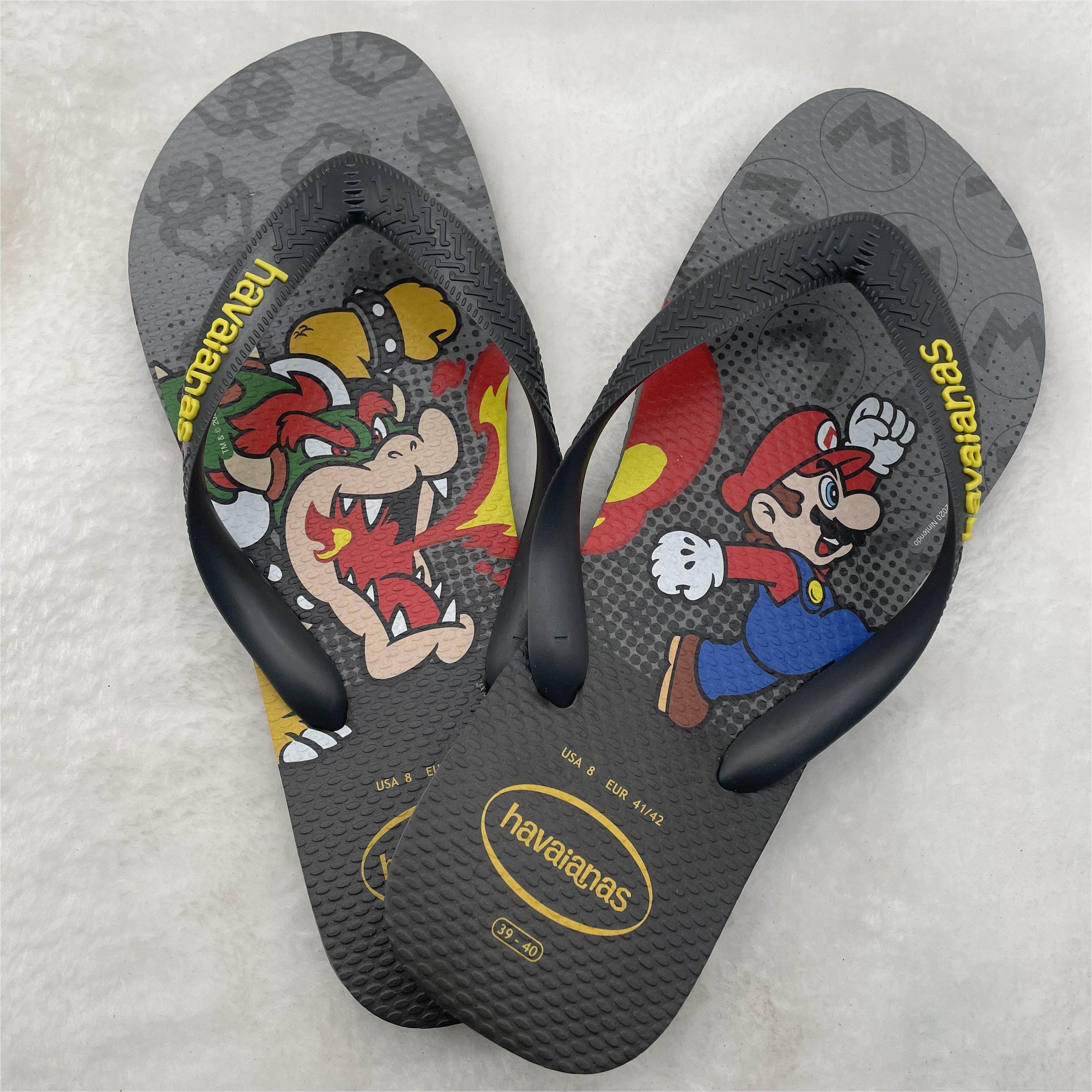 2022款巴西havaianas哈瓦那印花人字拖男女中性夹脚防滑拖鞋春夏