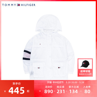 新品 TOMMY童装 外套2024夏季 男女童薄款 儿童皮肤风衣中大童夏装