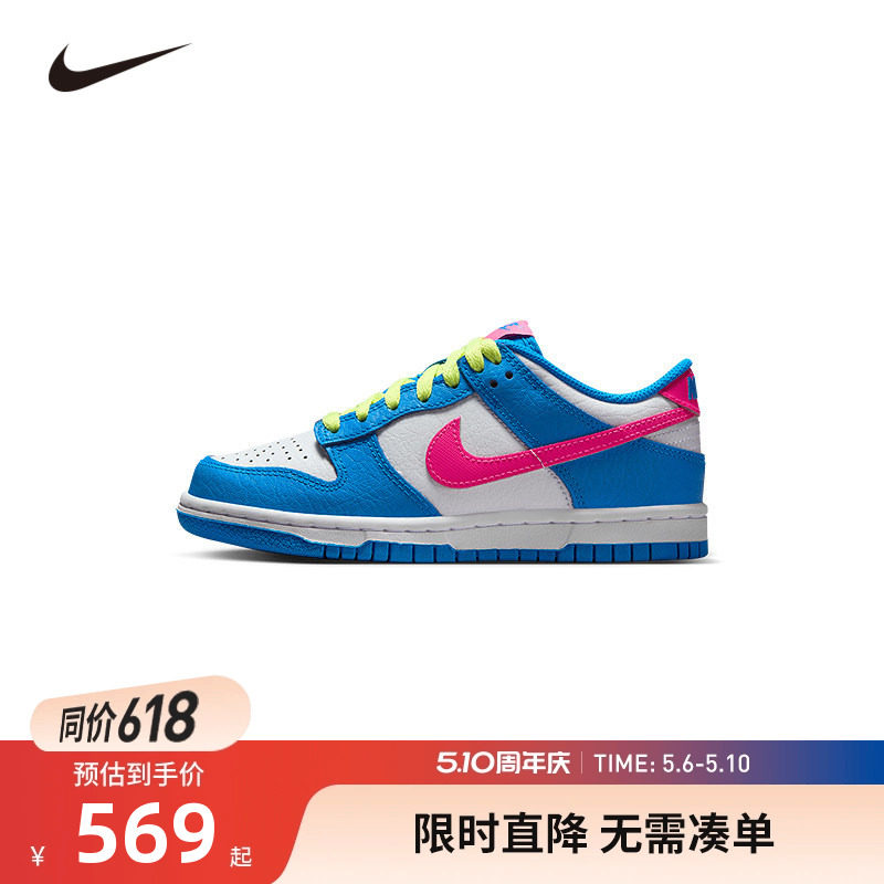 NIKE童鞋儿童板鞋男童休闲运动鞋系带COUNT中大童鞋子IB7747-406