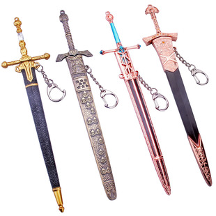 老头环周边武器模型挂件卡利亚失乡骑士大剑带刀鞘22cm摆件工艺品