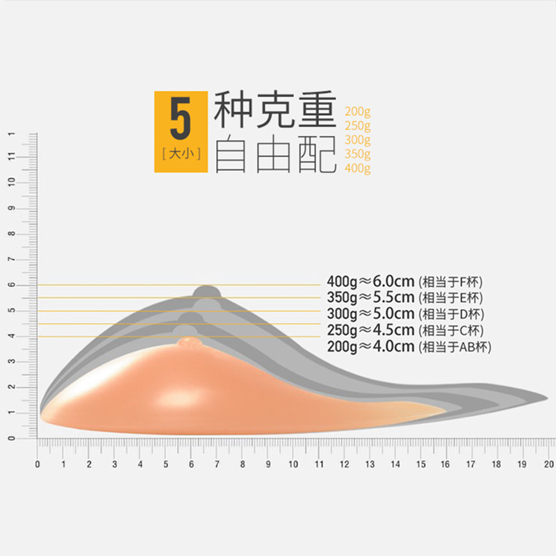 欧莲芳乳腺术后专用义乳插片硅胶假乳房女性假胸切除弥补内衣胸垫