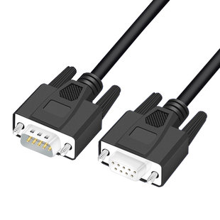 rs232com口串口线DB9针连接线通讯线公对公对母对母直连交叉线1.5
