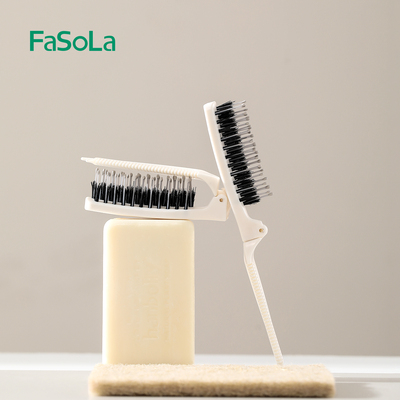 FaSoLa猪鬃毛小梳子可折叠随身