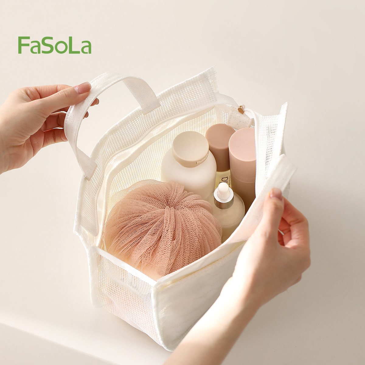 FaSoLa化妆包女大容量分区洗漱包图片