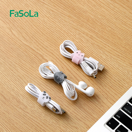 魔术贴扎带数据线收纳神器理线器