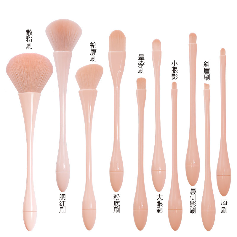 小蛮腰化妆刷套装腮红眼影刷初学者刷子化妆套装全套正品软毛便携