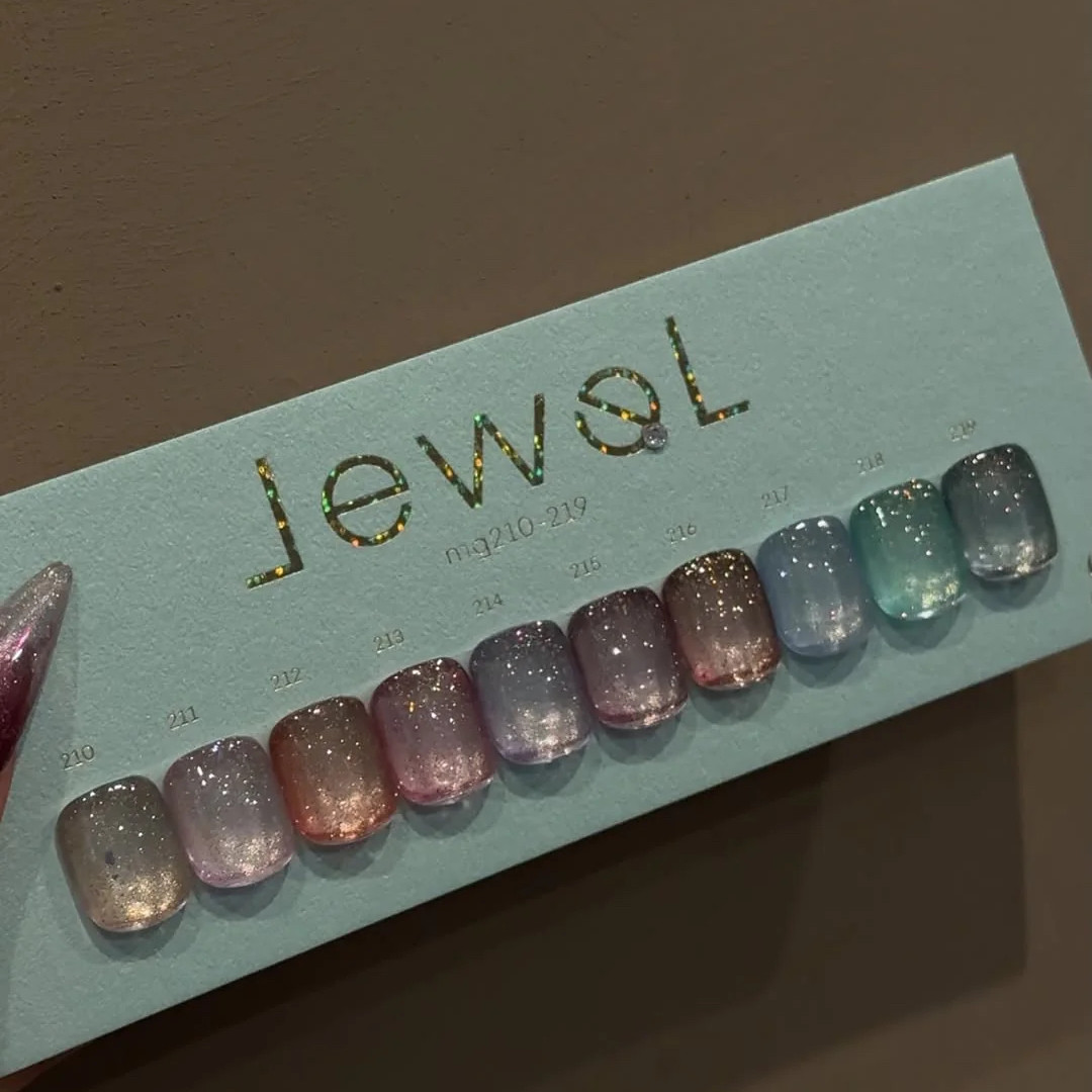 日本enoi猫眼胶Jewel珠甲油胶