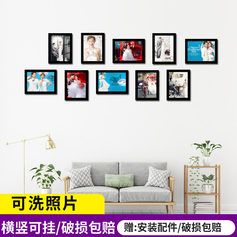 简约ins照片墙装饰品婚房房间