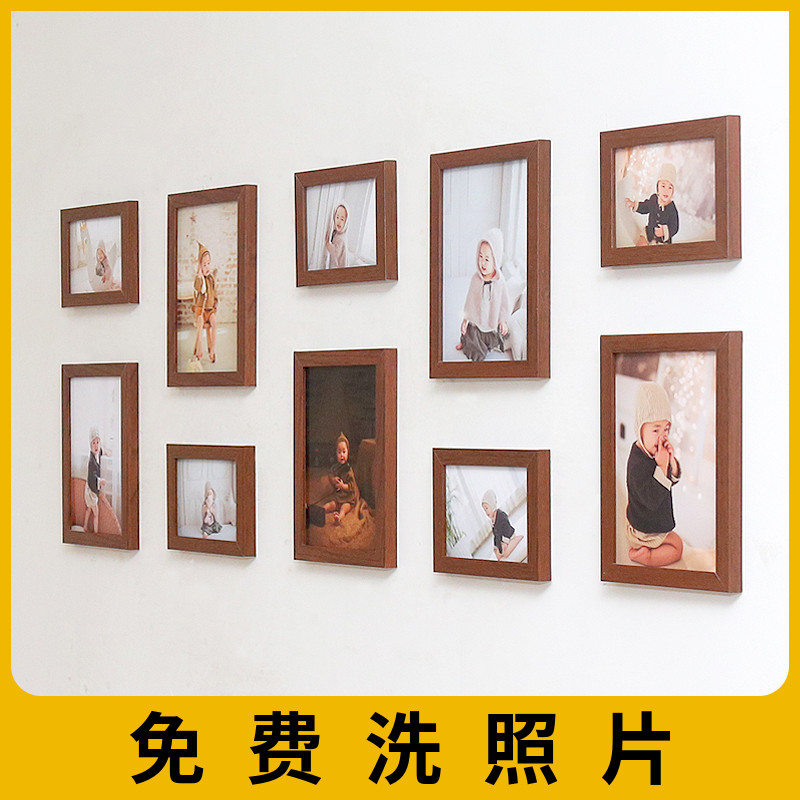 简约创意儿童房挂墙照片墙装饰