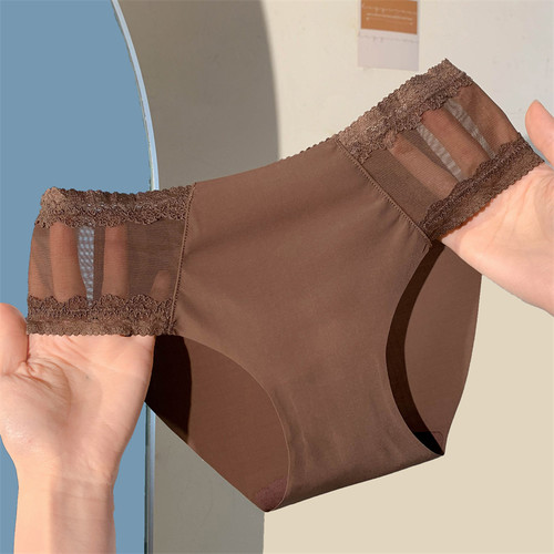 纵享丝滑~法式无痕冰丝女士内裤