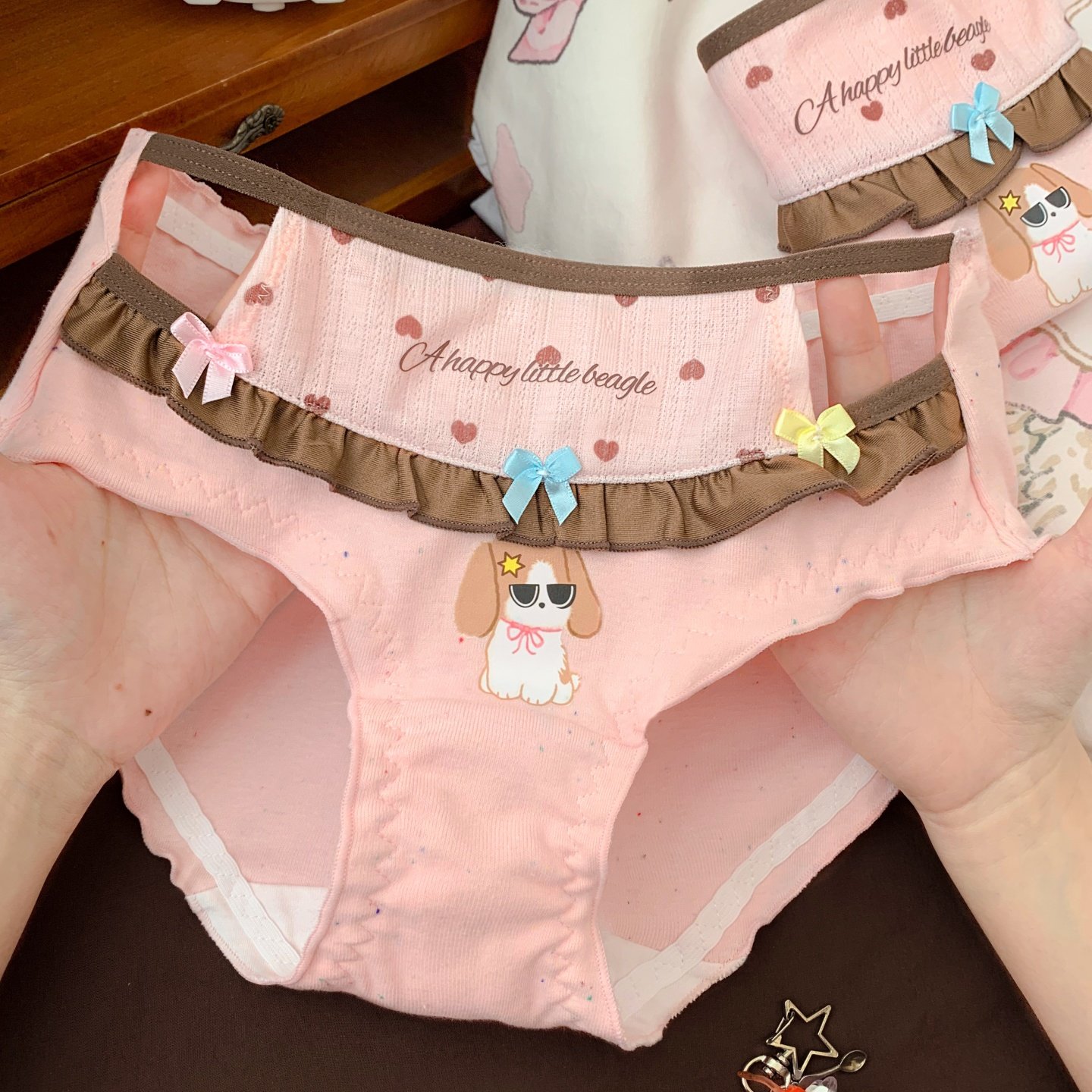 甜趣比格~纯棉舒适不夹屁屁内裤2026新款可爱女生透气中腰三角裤,女士内衣/男士内衣/家居服,女三角裤,淘宝优惠券,粉丝福利购,淘宝优惠卷