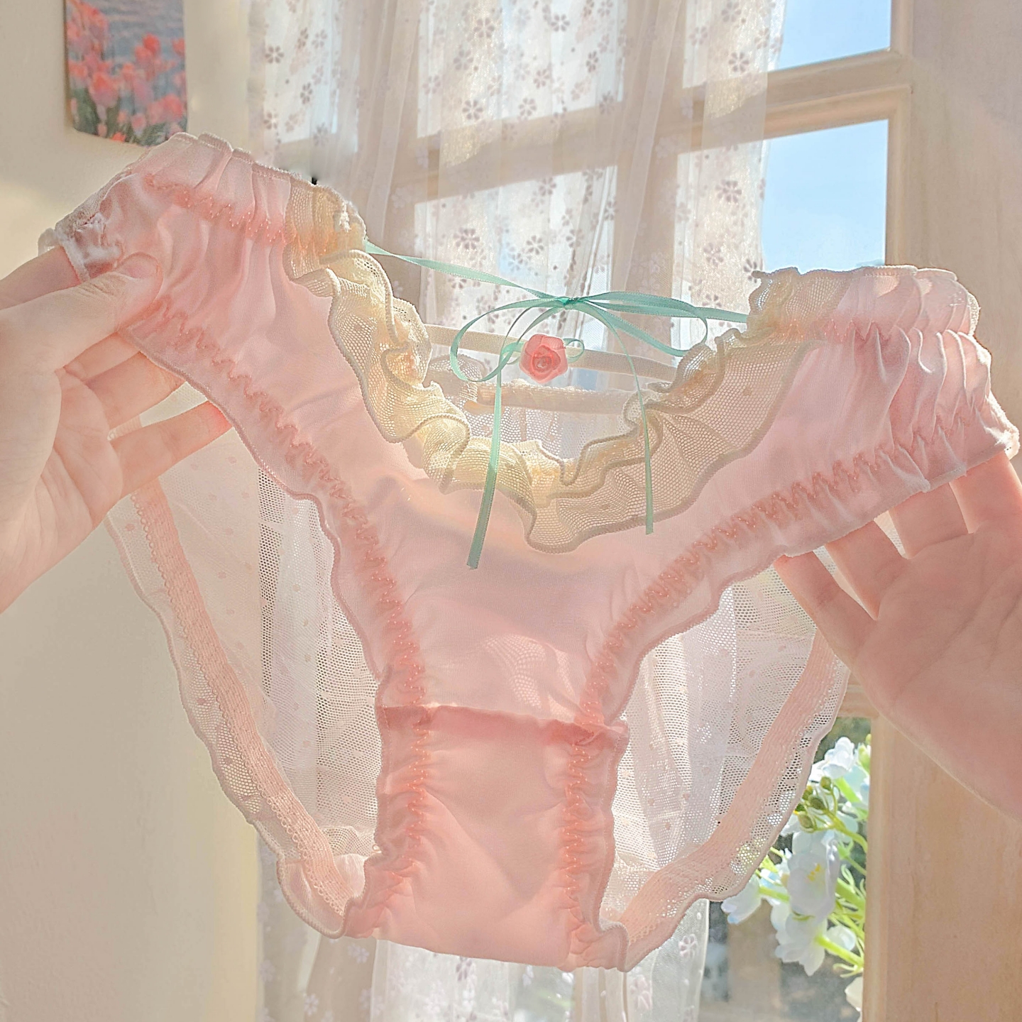 法式宫廷风少女蕾丝内内~