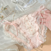 2026新款 稚粉甜心 女款 女生纯欲高颜值女士性感内裤 透气舒适 法式