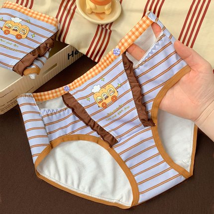 萌趣漫游~女生舒适纯棉内裤女7a级抗菌全棉裆女士三角裤2026新款