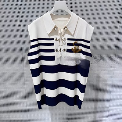 正品23夏海航系列条纹针织衫UY23212M309186-230 1999