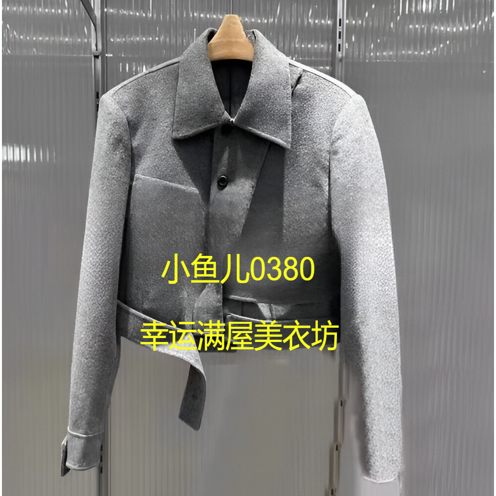正品23冬毛呢夹克外套5N0612610-230