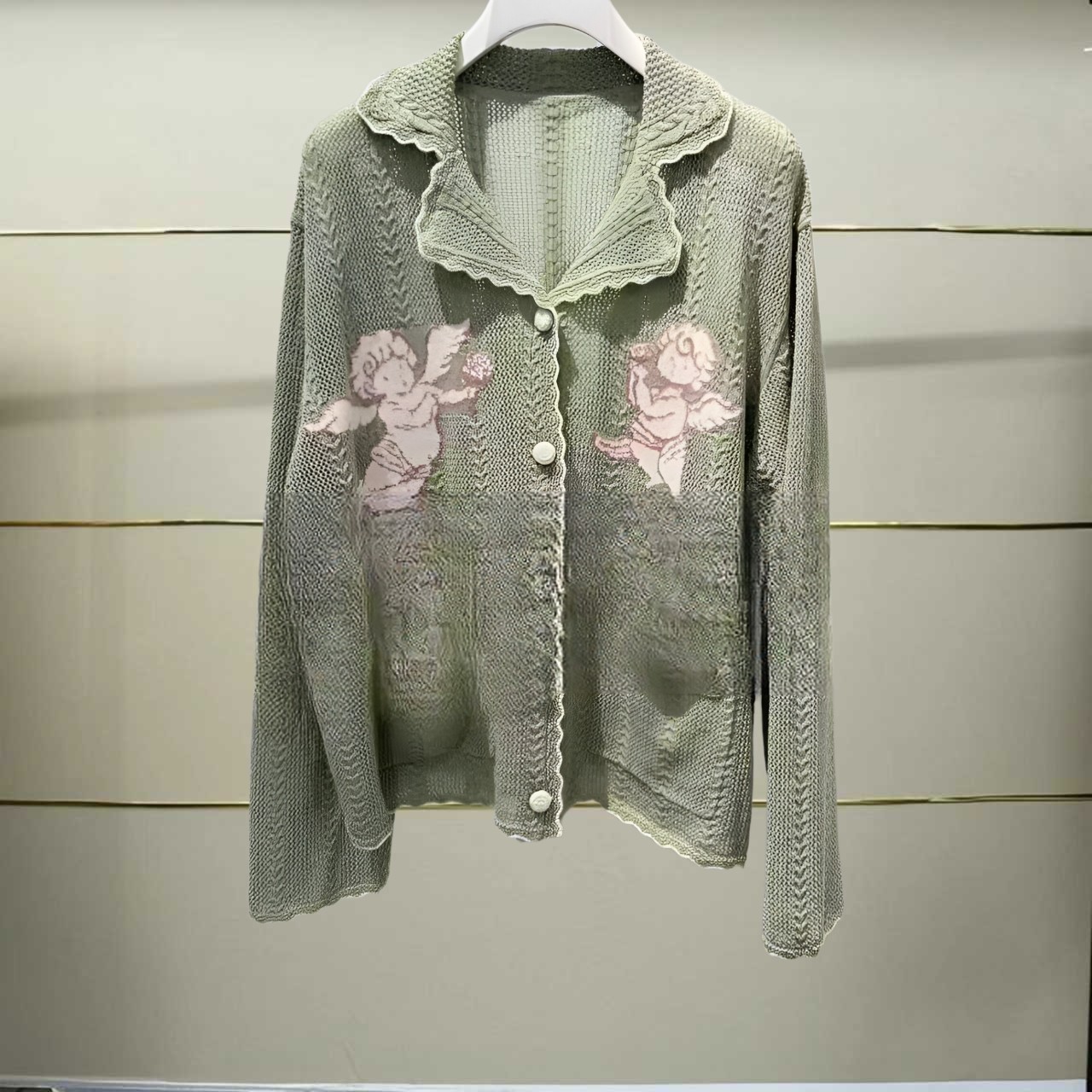 壹正品2025秋长袖针织开衫25362M457134-240