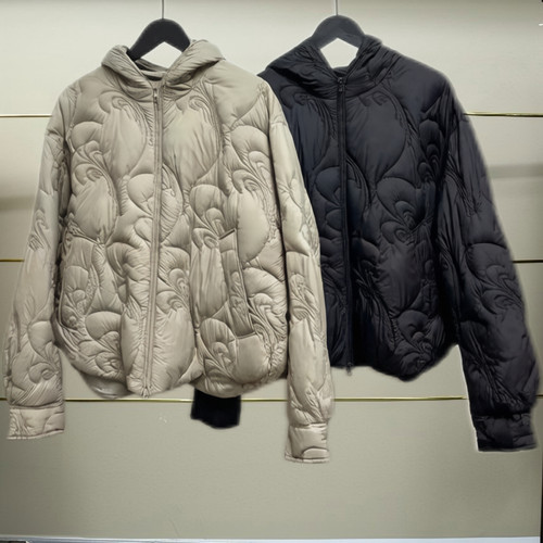 州正品2025冬款波纹绗缝外套5PBC10660-250