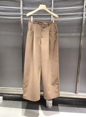 正品2023冬通勤宽松阔腿休闲裤5NAE11020-230