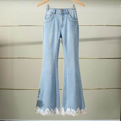 宁正品26夏绣花牛仔裤LF26X41NP328-260