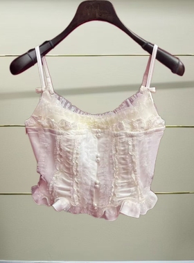 肆正品 25夏洛可可风针织吊带LF25X11SV052-250