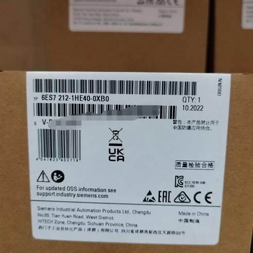 6ES7212-1HE40-0XB0CPU模块6ES7 212-1HE40-0XB0
