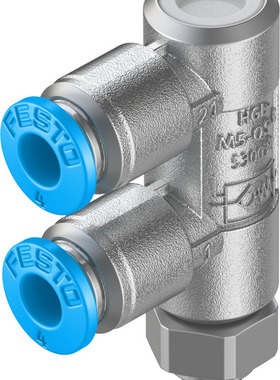 FESTO费斯托HGL止回阀HGL-1/8-B 530030 530031 HGL-1/4-B 单向阀