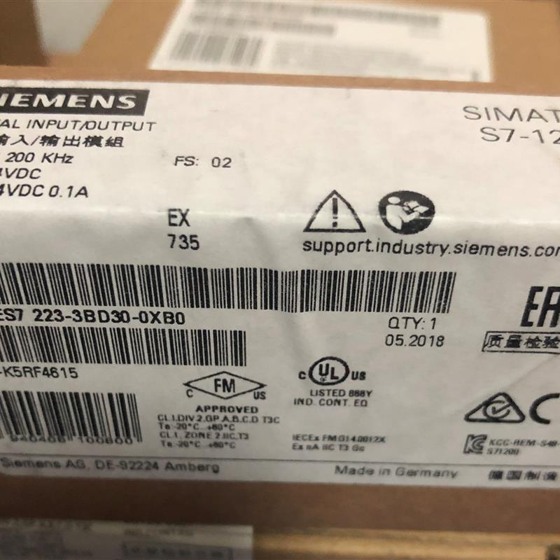 6ES7223-0BD30-0XB0 S7-1200PLC模块SB1223 6ES7 223-OBD3O-OXBO