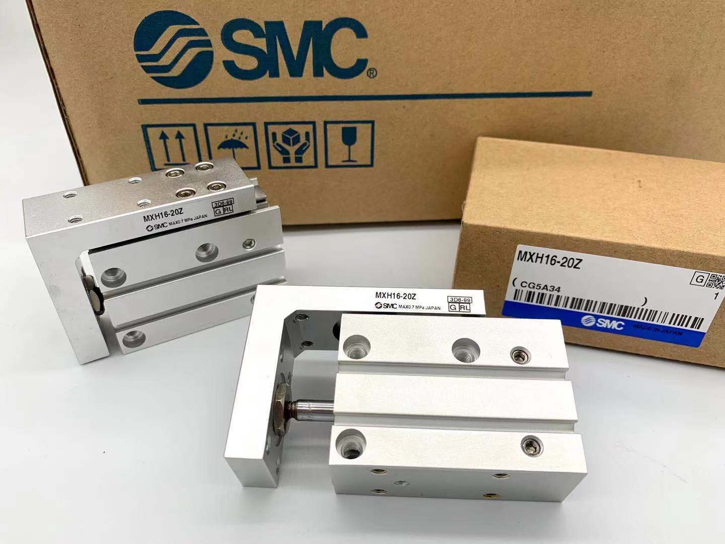 原装SMC滑台气缸MXH16-5-10-15-20-25-30-40-50-60Z