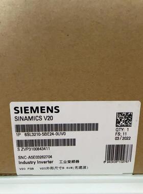 西门子变频器V20 6SL3210-5BE24-0UV0 4