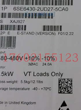 6SE6430-2UD34-5EB0 6SE6430-2UD27/2UD31/2UD32/2UD33/2UD34议价