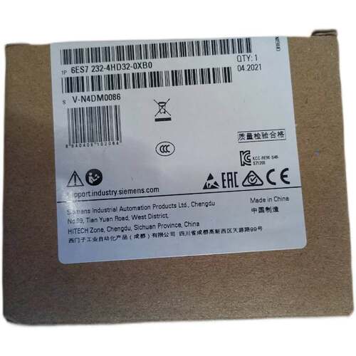 原装西门子6ES7232-4HD32-0XB0西门子 S7-1200，模拟输出模块