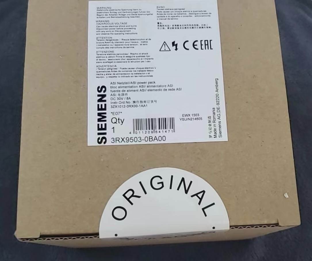 西门子3RX9502-0BA00原装ASi电源3RX9503-0BA00 现货