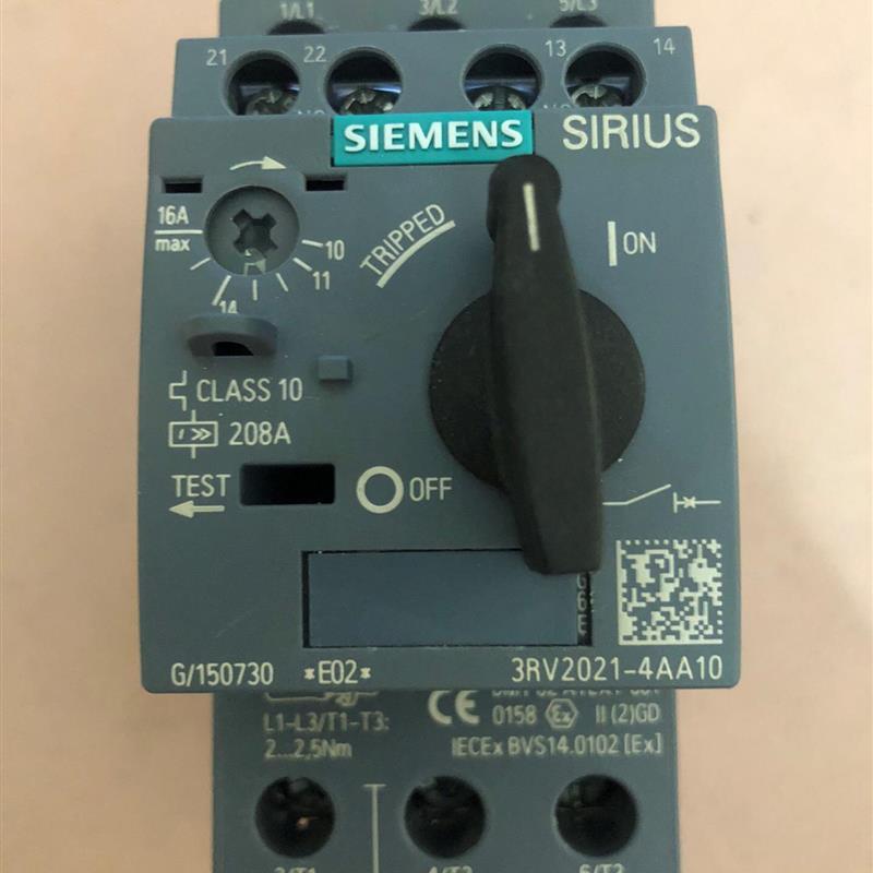 原装全新 西门子电机断路器 3RV2021-4AA10  1