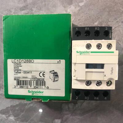 全新原装进口施耐德 LC1D128BD 四极直流接触器 LC