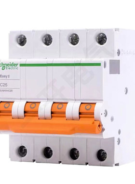 施耐德C型空气开关断路器E9小型空开1P20A 16A-63A 2P3P4P可选