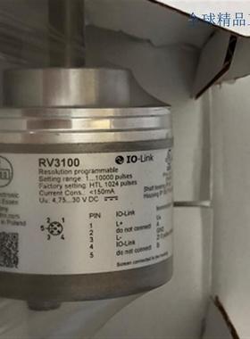 ifm/易福门RV3100 1...10000 1024 150MA 4.75...30VDC实心编码器