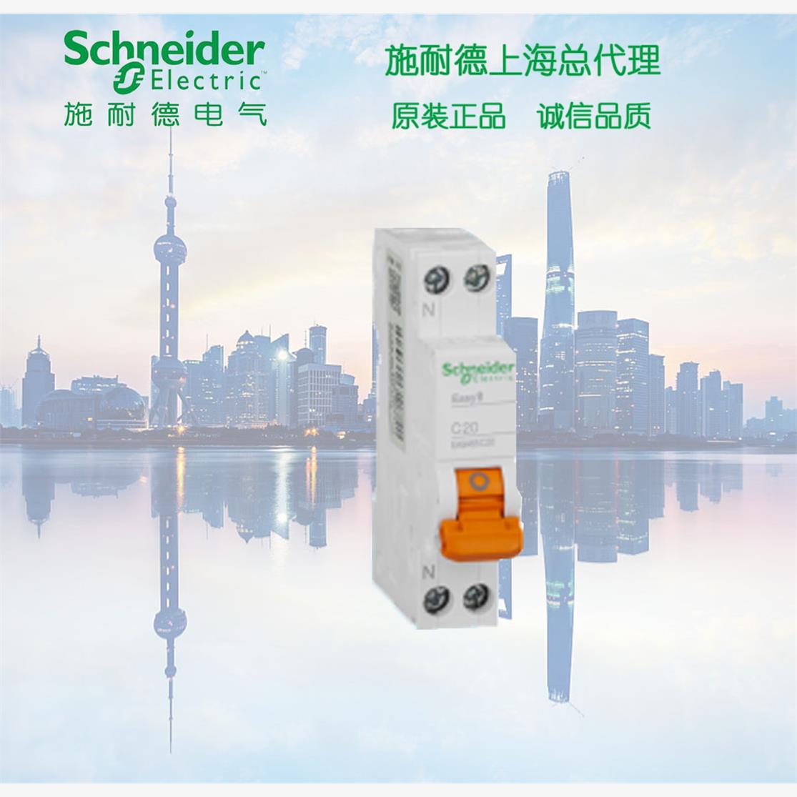 【库存现货正品】施耐德  相线+中性线 小型断路器 C25A   EA9A65