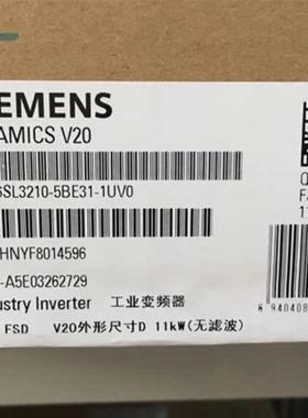 1P 6SL3210-5BE31-5UV0 V20变频器15KW 6SL32105BE315UV0