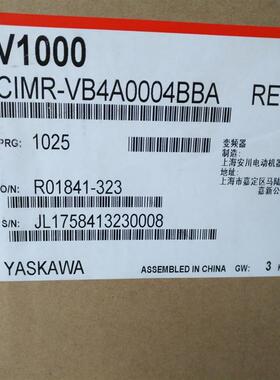 全新原装 变频器 CIMR-VB4A0004BBA 0.75KW 380V