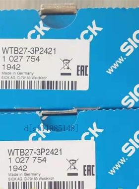 德国西克SICK光电感测器1027754 WTB27-3P2421全新原装